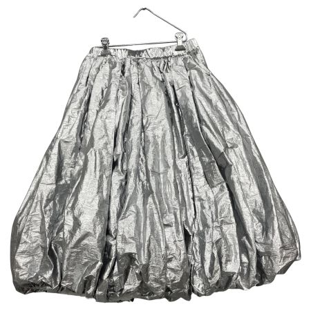  BLACK COMME des GARCONS シルバー バルーンスカート AD2023 XS 1M-S010