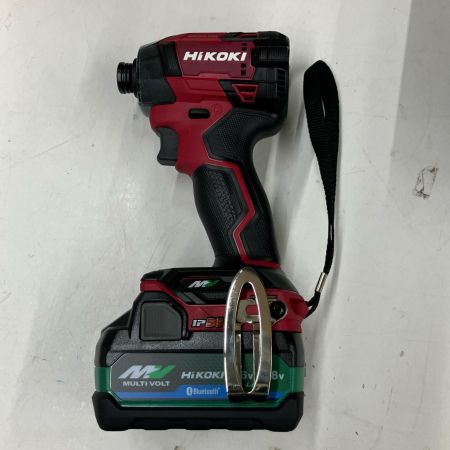HiKOKI ハイコーキ インパクトドライバ 充電器・充電池2個・ケース付 J5502574 U2513 2503AB WH36DD(2XHRSZ) レッド