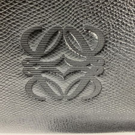  LOEWE ロエベ  ショルダーバッグ フラップ アナグラム型押し オールド ブラック