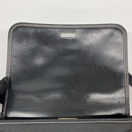  LOEWE ロエベ  ショルダーバッグ フラップ アナグラム型押し オールド ブラック