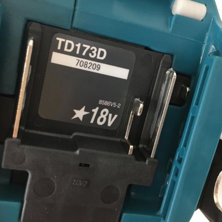  MAKITA マキタ 18V　充電式インパクトドライバ　本体のみ TD173D ブルー
