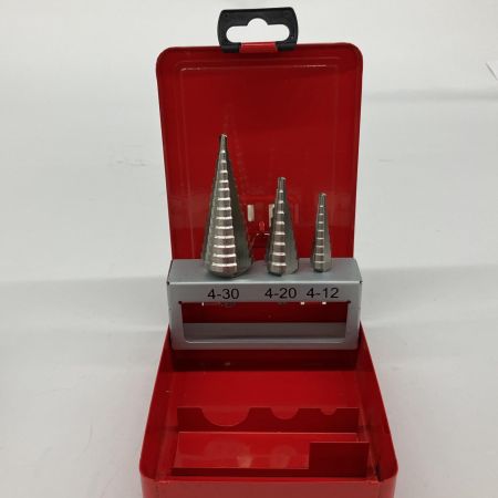  RUKO 3枚刃ステップドリル 3本組セット 101326