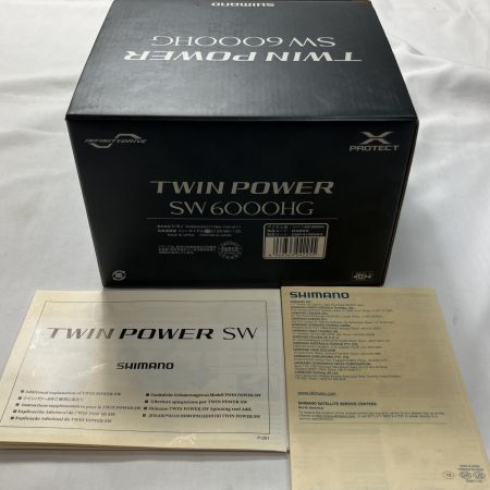 SHIMANO シマノ スピニングリール  21ツインパワーSW6000HG  04225