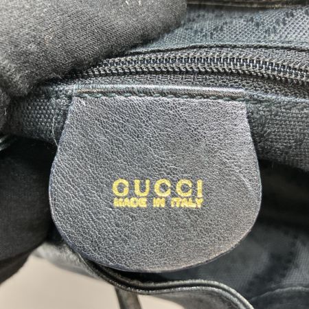  GUCCI グッチ レザー バンブー ミニ リュック 一部破損有 003-2034-0030 ブラック
