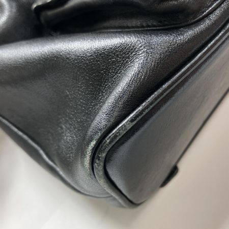  GUCCI グッチ レザー バンブー ミニ リュック 一部破損有 003-2034-0030 ブラック