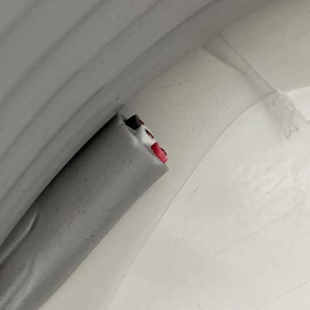  YAZAKI 電材 VVFケーブル　グレー 3芯2.0㎜×100m　 2025/08製造