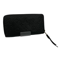 △△ LOUIS VUITTON ルイヴィトン モノグラム アンプラント ジッピーウォレット M61864 ブラック Bランク