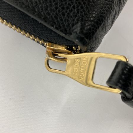  LOUIS VUITTON ルイヴィトン モノグラム アンプラント ジッピーウォレット M61864 ブラック