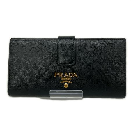  PRADA プラダ 長財布 サフィアーノ 1MV025 ブラック