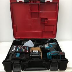 △△ MAKITA マキタ 40V 充電式ドライバドリル　(バッテリーBL4025×2、充電器DC40RA、ケース付)  HP001GRDX Aランク