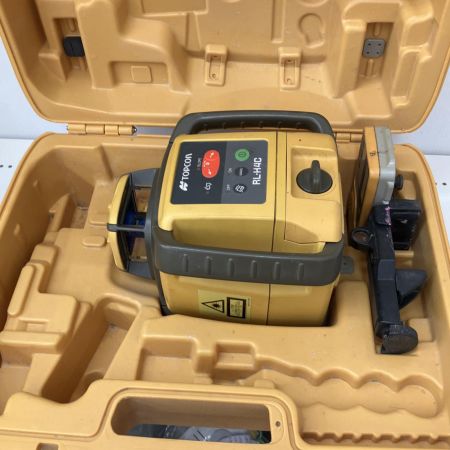  TOPCON ローテーティングレーザー RL-H4C + 受光器 RL-H4C イエロー