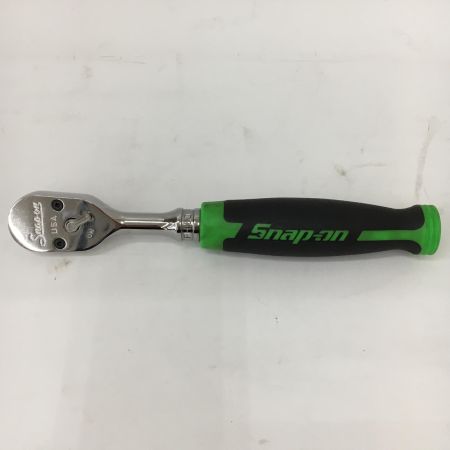  Snap-on スナップオン 3/8dr ソフトグリップラチェット FH100 グリーン 100枚ギア