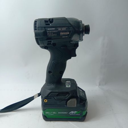 HiKOKI ハイコーキ インパクトドライバ WH18DC ブラック 充電池1個・充電器・ケース付 コードレス式 18v