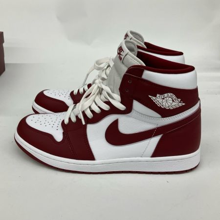  NIKE ナイキ スニーカー AIR JORDAN 1 RETRO HIGH OG  ARTISANAL RED 28.5cm DZ5485-160 ホワイト*エンジ