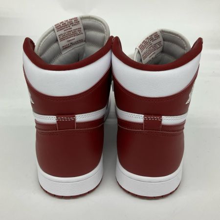  NIKE ナイキ スニーカー AIR JORDAN 1 RETRO HIGH OG  ARTISANAL RED 28.5cm DZ5485-160 ホワイト*エンジ