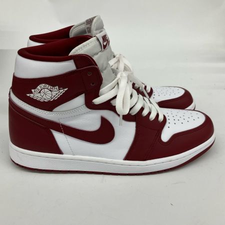  NIKE ナイキ スニーカー AIR JORDAN 1 RETRO HIGH OG  ARTISANAL RED 28.5cm DZ5485-160 ホワイト*エンジ