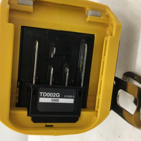  MAKITA マキタ 40V　充電式インパクトドライバ　純正ケース付き TD002G イエロー