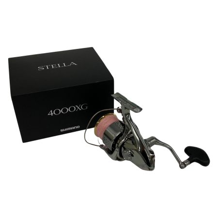  SHIMANO シマノ スピニングリール 18ステラ4000XG キズ多数有 03809