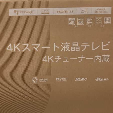  TCL 液晶テレビ 50V型 4K対応 YouTube 対応 50P746