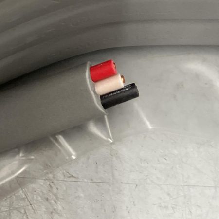  富士電線工業 電材 VVFケーブル　グレー 3芯2.0㎜×100m　 2024年11月 製造