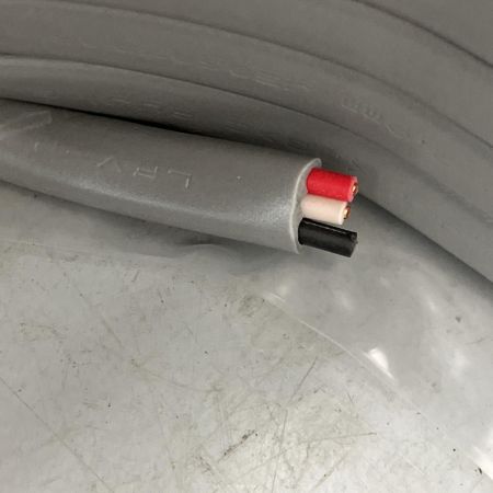  富士電線工業 電材 VVFケーブル　グレー 3芯2.0㎜×100m　 2024年11月 製造