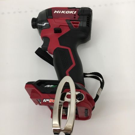  HiKOKI ハイコーキ 36V  充電式インパクトドライバ　本体のみ WH36DD レッド