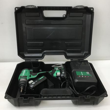  HiKOKI ハイコーキ 10.8v　充電式インパクトドライバ　　充電器・充電池2個・ケース付 WH12DD グリーン