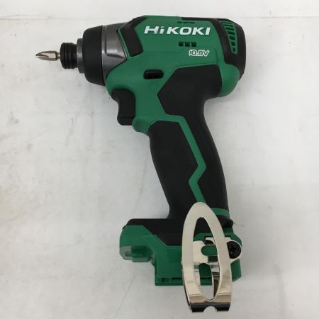  HiKOKI ハイコーキ 10.8v　充電式インパクトドライバ　　充電器・充電池2個・ケース付 WH12DD グリーン