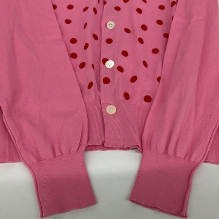  COMME des GARCONS コムデギャルソン TAO ドット柄カーディガン AD2024 TO-N015 ピンク