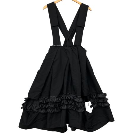  BLACK COMME des GARCONS ダメージ加工 フリルワンピース  AD2024 1O-A002 ブラック