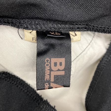  BLACK COMME des GARCONS ダメージ加工 フリルワンピース  AD2024 1O-A002 ブラック