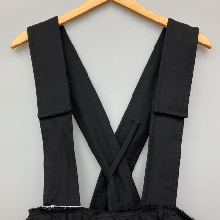  BLACK COMME des GARCONS ダメージ加工 フリルワンピース  AD2024 1O-A002 ブラック