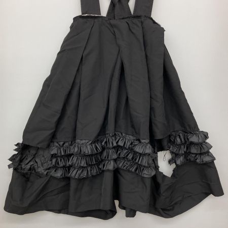  BLACK COMME des GARCONS ダメージ加工 フリルワンピース  AD2024 1O-A002 ブラック