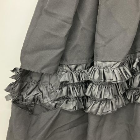  BLACK COMME des GARCONS ダメージ加工 フリルワンピース  AD2024 1O-A002 ブラック