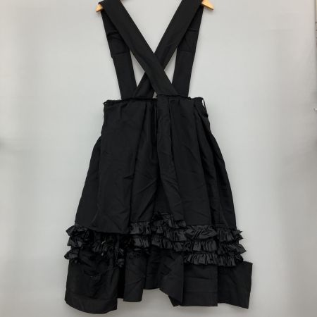  BLACK COMME des GARCONS ダメージ加工 フリルワンピース  AD2024 1O-A002 ブラック