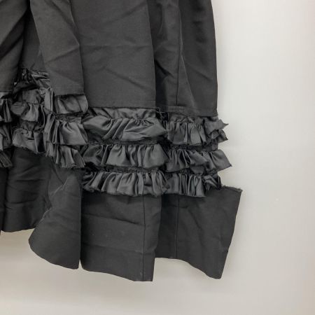  BLACK COMME des GARCONS ダメージ加工 フリルワンピース  AD2024 1O-A002 ブラック