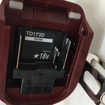  MAKITA マキタ 18V　充電式インパクトドライバ　本体のみ TD173D オーセンティックレッド