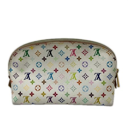 LOUIS VUITTON ルイヴィトン ポーチ モノグラム ポシェット・コスメティック M47354 ホワイト