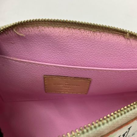 LOUIS VUITTON ルイヴィトン ポーチ モノグラム ポシェット・コスメティック M47354 ホワイト