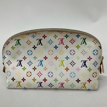 LOUIS VUITTON ルイヴィトン ポーチ モノグラム ポシェット・コスメティック M47354 ホワイト