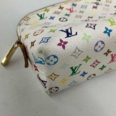 LOUIS VUITTON ルイヴィトン ポーチ モノグラム ポシェット・コスメティック M47354 ホワイト