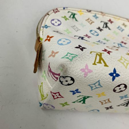 LOUIS VUITTON ルイヴィトン ポーチ モノグラム ポシェット・コスメティック M47354 ホワイト