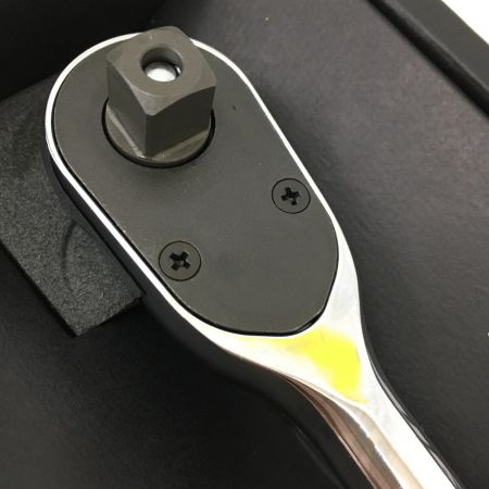  KTC ケーティーシー nepros 9.5sqラチェットハンドル NBR390 シルバー 箱付