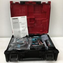 △△ MAKITA マキタ 40V　充電式インパクトドライバ(バッテリBL4025×2本・充電器DC40RA・ケース付) TD002GRDX ブルー Aランク