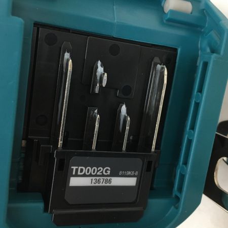  MAKITA マキタ 40V　充電式インパクトドライバ(バッテリBL4025×2本・充電器DC40RA・ケース付) TD002GRDX ブルー