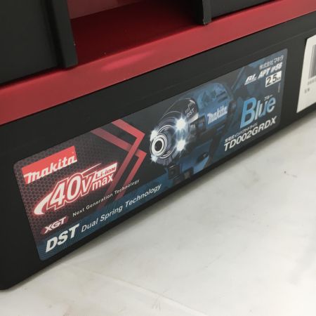  MAKITA マキタ 40V　充電式インパクトドライバ(バッテリBL4025×2本・充電器DC40RA・ケース付) TD002GRDX ブルー