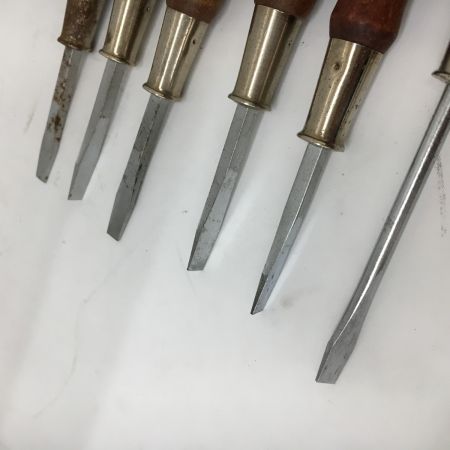  MAC TOOLS マック マイナスドライバー 10本セット 木製ヴィンテージグリップ サビ有