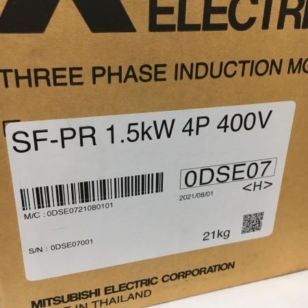  MITSUBISHI ミツビシ 4P-1.5kw 200V 三相モーター2馬力 SF-PR