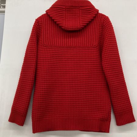  BURBERRY BLACK LABEL バーバリーブラックレーベル ニットダッフルコート size2 三陽商会 レッド