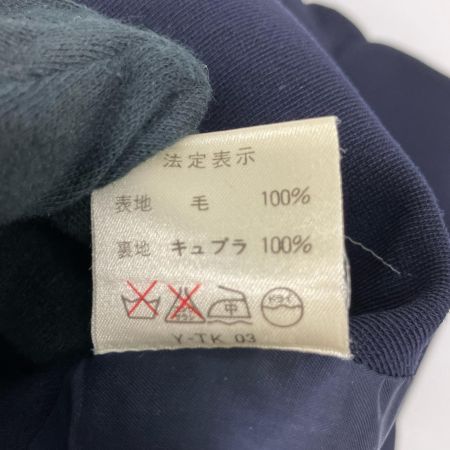  Christian Dior クリスチャンディオール ヴィンテージ ノーカラージャケット 金枠釦  ネイビー